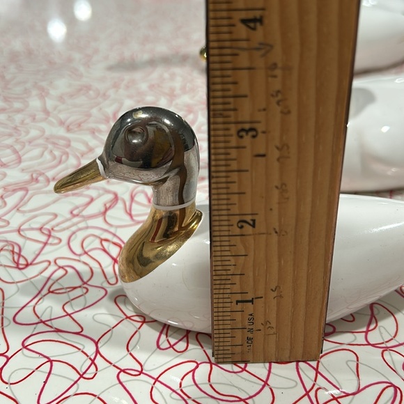 Set of 3 Ceramic Mallard Duck Figurines Made in Portugal - Picture 9 of 10